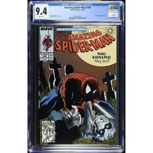 🔑🔥AMAZING SPIDER-MAN #308 CGC NM9.4 The Todd! WHITE PAGES 105011